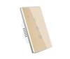 2023 New Arriving Touch Wall Switch Tuya Smart Home Wall Switch US & EU Standard 1/2/3/4 Gang Wall Switch with Metal Bezel
