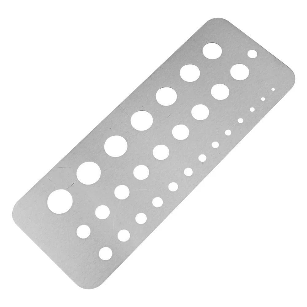 29 Holes Bolt Wire Drill Gauge Multifunctional Screw Gauge Card Drill Template Gauging