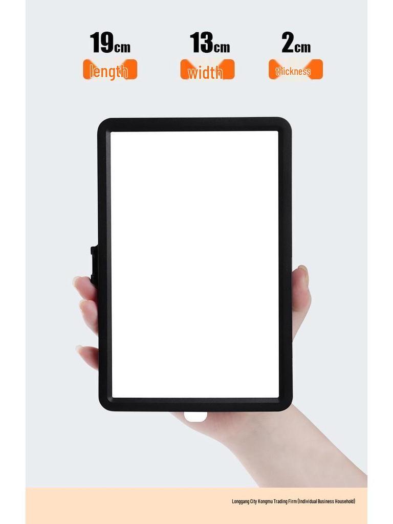 Dual Light No-Shadow Phone Stand: Live Stream Selfie Fill Light for Desktop & Professional Food Photography.