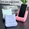 Sofa Shaped Phone Holder with Charging Port Adjustable Angle Couch Bracket