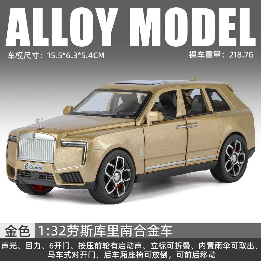 1:32 Rolls Royce Cullinan Ultra Luxus Full-Size SUV Legierung Metall Druckguss Modellauto Simulation Sammlerauto Schreibtischdekoration