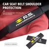 Car Seat Belt Leather Safety Belt Shoulder Cover Protect Pad For Renault Symbol Clio 3 4 Sparco Dacia RS Megan Scenic EspaceA