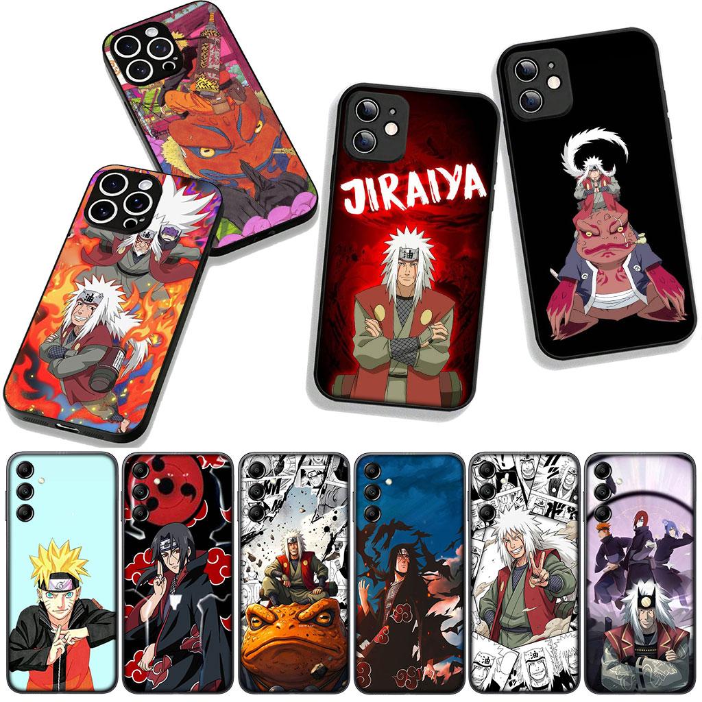 Coque de téléphone Jiraiya Naruto Uchiha Itachi pour Samsung Galaxy A36 A17 A26 A07 A35 A54 A53 A13 A33 A34 S8 S9 S20 S21 FE S10 Plus