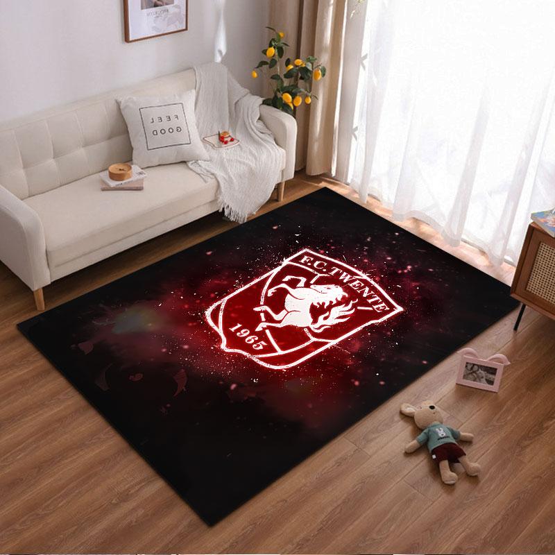 FC Twente Logo Carpet Design suitable as a non-slip mat for the living room or bedroom sofa