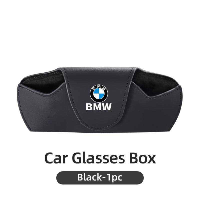 BAGE7 2026 Car Sticker Car Sun Visor Sunglasses Case Glasses Organizers Box For BMW X1 X2 X3 X4 X5 X6 X7 G20 G30 6GT E46 E90 E60 F10 E