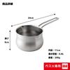 ERNEST In 11cm Milk Pan with Measuring Only Stainless Steel Mini a Favorite Brand of Major [Made Japan] 0.8L Cup, Gas-Stove (Ippinbutsuso Multi-Pot)