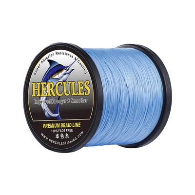 Hercules PE Fishing Line Suitable for Various Fishing Styles Including Surf Sea Boat and Highly Durable and Resistant To - Colorfast, 4-strand