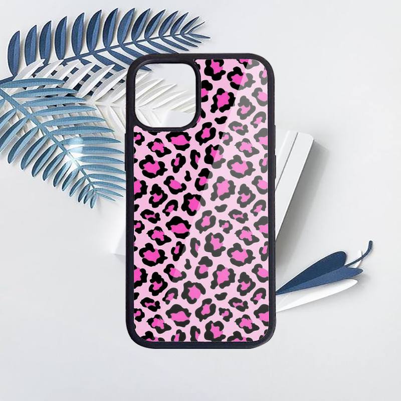 Leopard Print Phone Case PC for iPhone 11 12 13 Pro XS MAX 8 7 6 6S Plus X XR Luxury Shell Funda