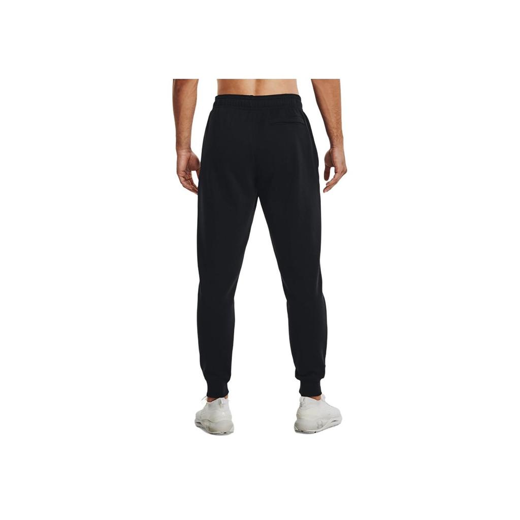 Under Armour Letter Logo Solid Color Casual Pants Men Bottoms Black 1370351-001