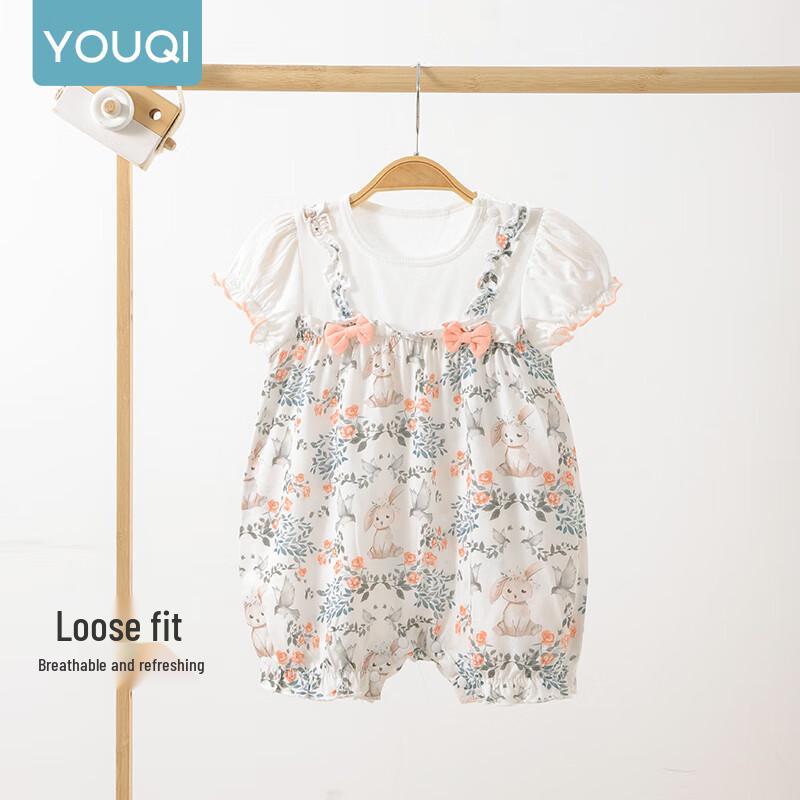 Baby Unisex Sommarbody med korta ärmar