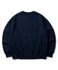 Sseochi410 Curve Logo Sweatshirt Navy
