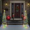 Decorazione Albero di Natale a LED Solare Impermeabile da Esterno Luci a Stringa ad Energia Solare Ornamento Capodanno 2023 Decorazione Giardino