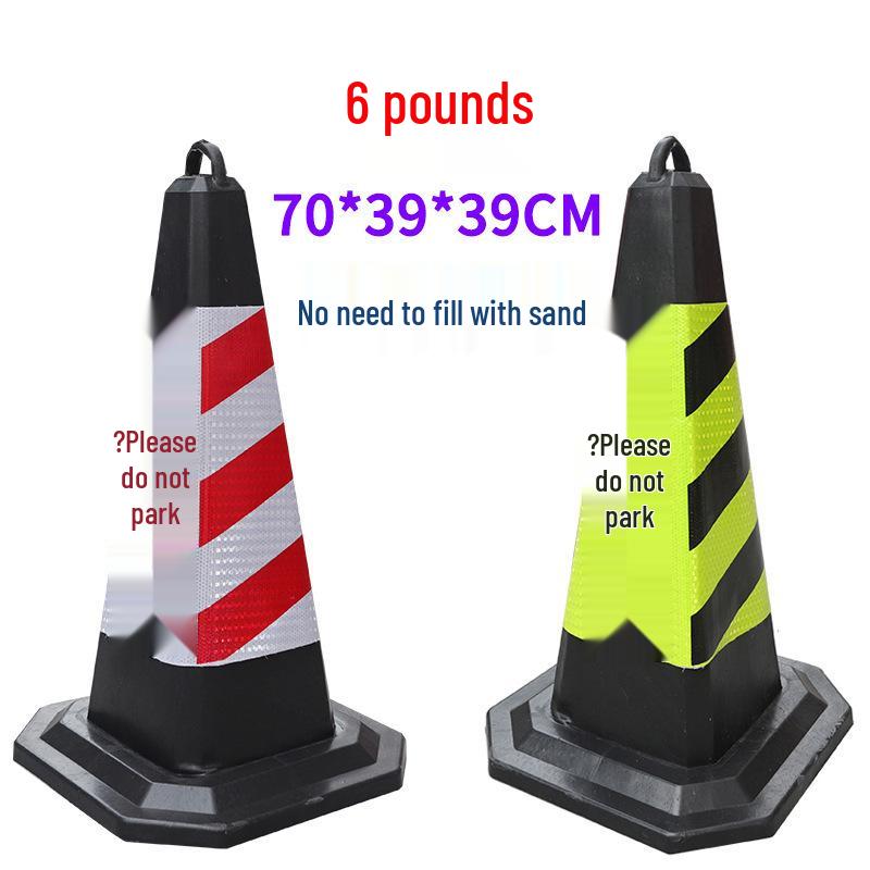 PVC Traffic Cone: 'No Parking' Barrier for Special Parking Spaces and Anti-Collision Vehicle Blocking