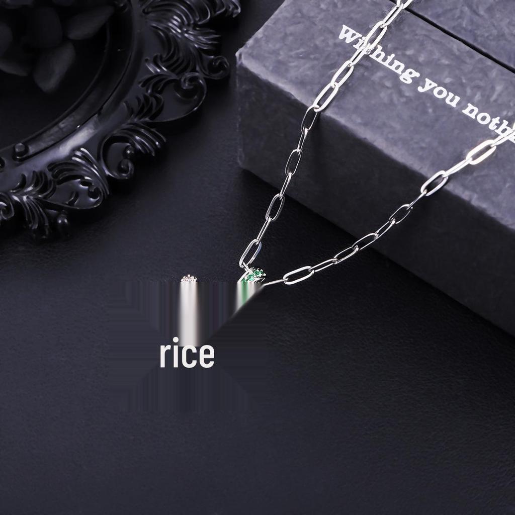 Zircon Daisy Necklace: Unisex High-End Fashionable Clavicle Chain