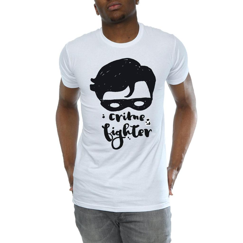 DC Comics Herren Batman Verbrechensbekämpfer Skizze T-Shirt