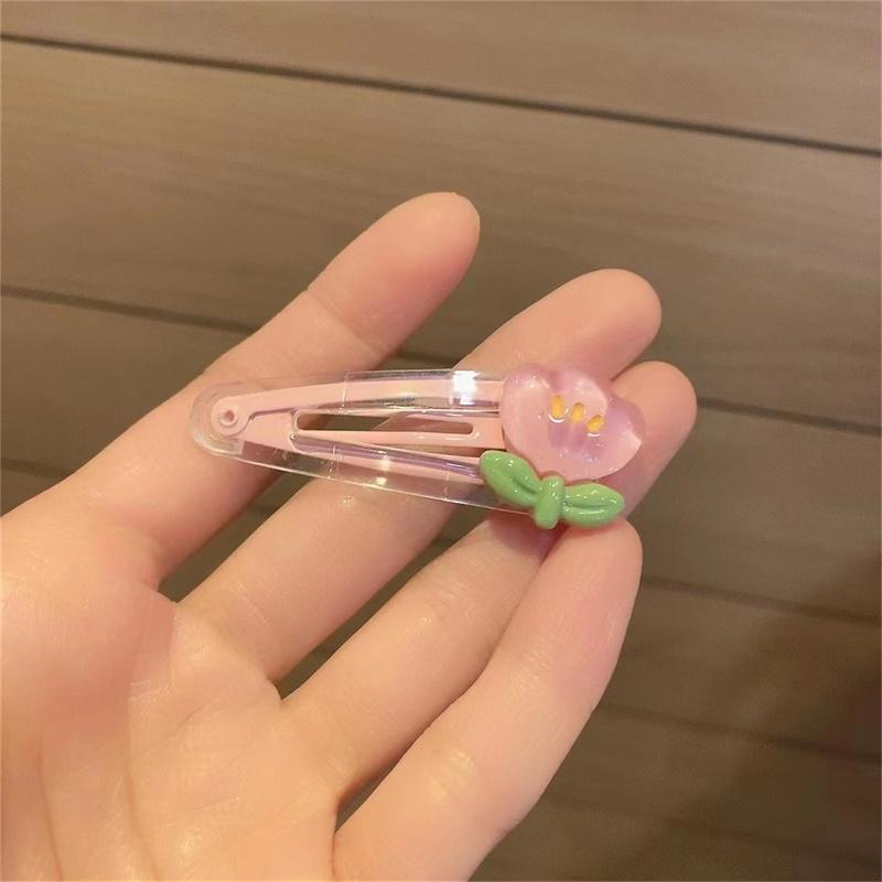 Cartoon Hair Clips Cute Transparent Bb Clips Bangs Clip Girls Hair Accessories