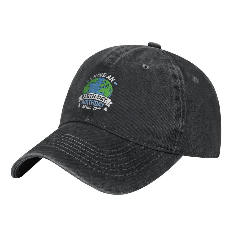 Earth Day Trees Baseball Caps Vintage Distressed Denim Washed Sun Cap Unisex Style Outdoor Unstructured Soft Caps Hat