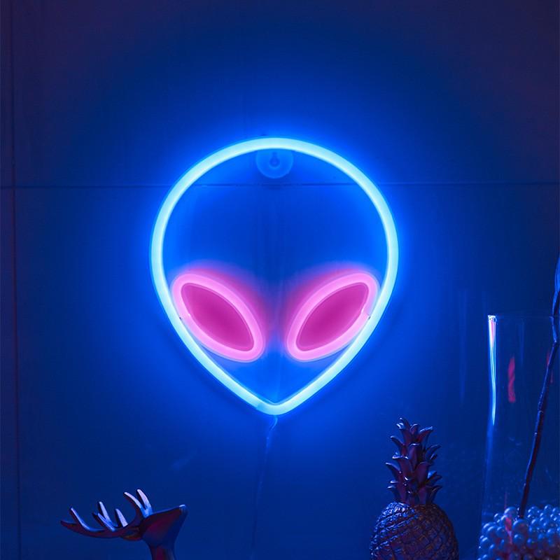 LED Neon Butterfly & Planet Wall Light - Decorative E-sports, Bar, and Photo Prop Night Light