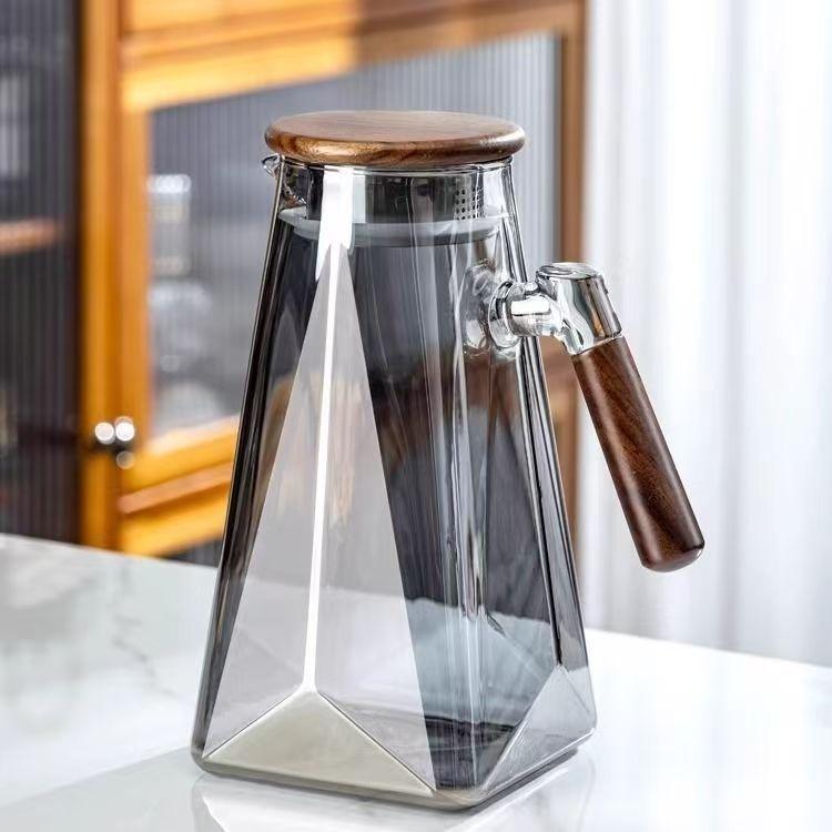 1800ml Cold Water Pot Household Large Capacity High Temperature Resistant Glass Cold Kettle Thickened Cold Water Pot Water Cup