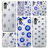 Phone Case For Xiaomi Redmi Note 13 12 5G 9S 9 8 10 11 Pro Plus 4G 9T 13C 12C 10C 9C 9A 7 Pro Clear Cover Blue Eye Art