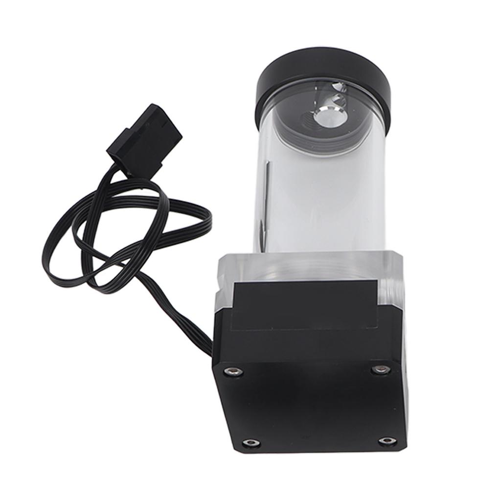 Water Cooling Reservoir 15cm 550LH 10W 12V DC 3.5m Pump Head G14 Thread Fast Heat Dissipation CPU