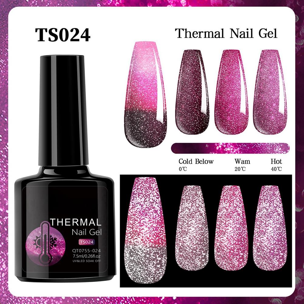 

Термальный гель-лак для ногтей меняет цвет при разной температуре