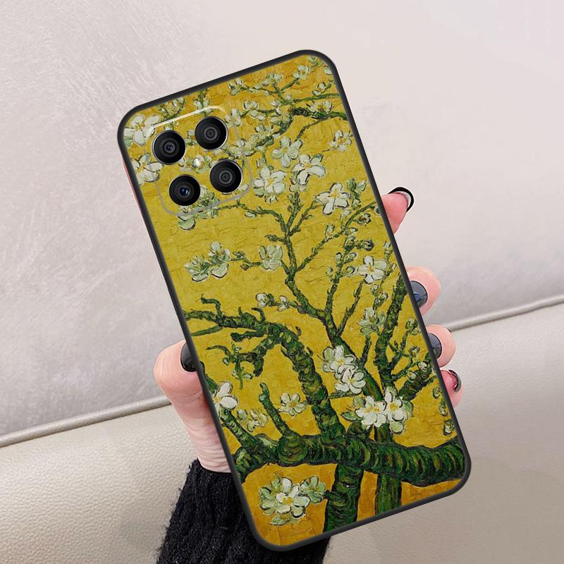 Blossoming Almond Tree For Honor Magic 7 Lite 5 6 8 Pro Case For Honor Win RT X9d X9b X9a X9c X8c X8b 200 400 70 90