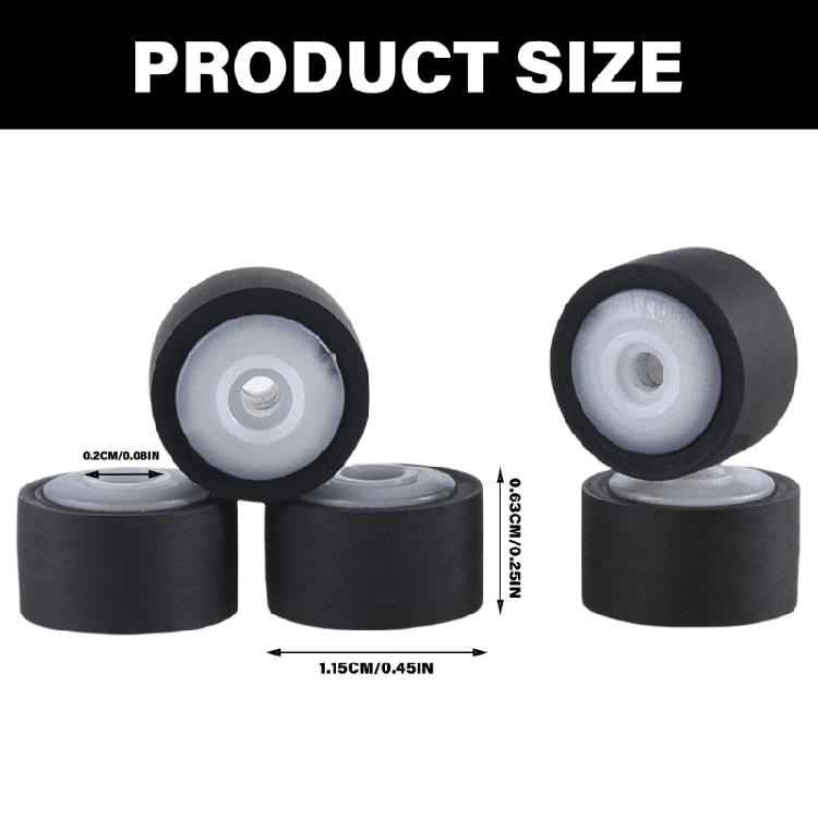 5PCS Rubber Pinch Roller Set For Tape Decks Car Stereos Tape Recorder Belt Pulley Easy Installs Auditory Accessories