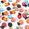 2pcs 13X20mm Lampwork Fish Beads Cute Animal Glass Loose Spacer Beads For Jewelry Making DIY Bracelets Necklace Accessories