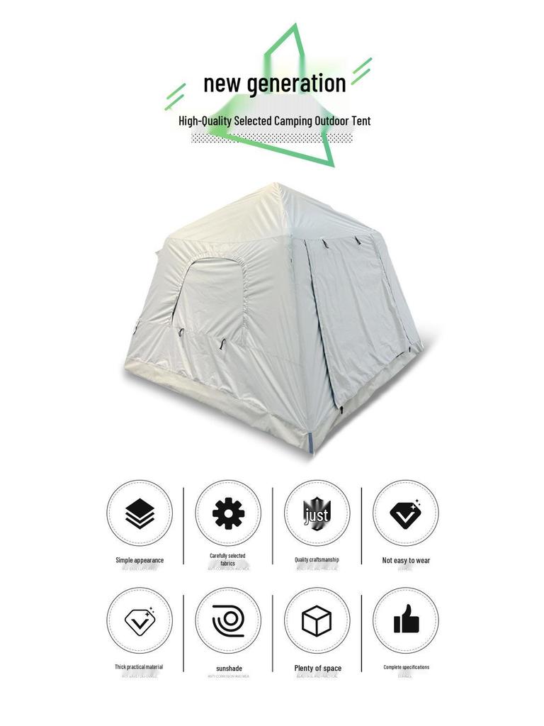 Tragbares aufblasbares Campingzelt für 4-5 Personen für den Außenbereich
