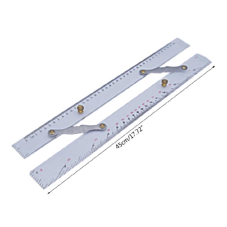 Klarer Seekarten-Messzirkel Marine-Navigations-Parallellineal