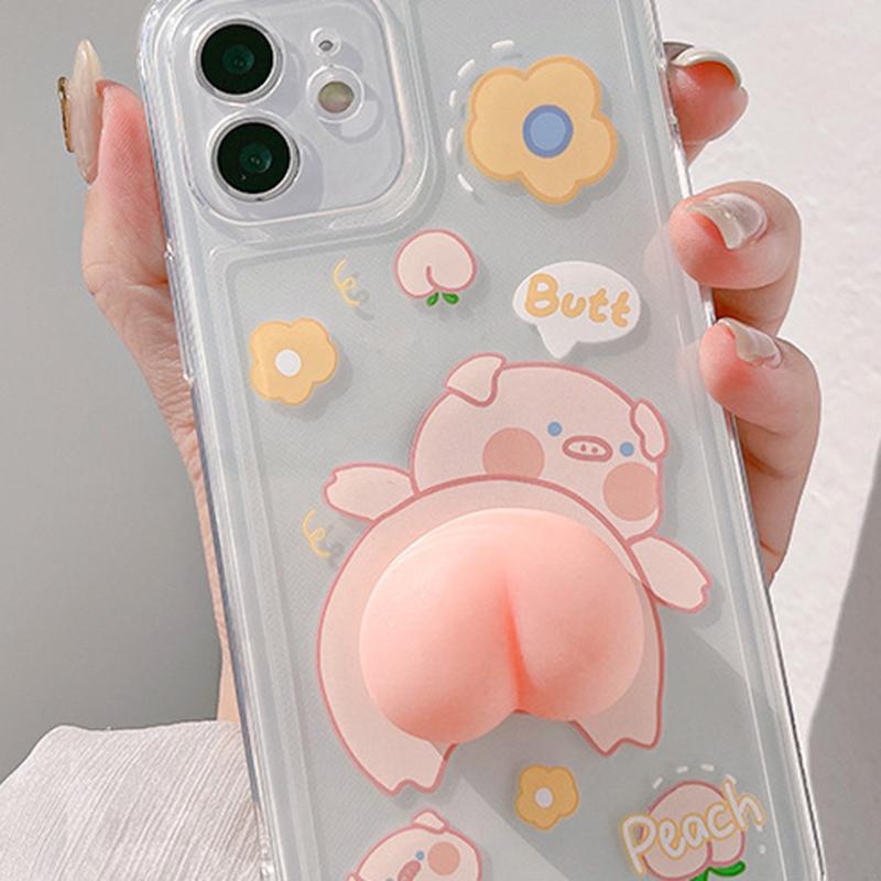 Fun Butt Mochi Squishy Squeeze Heart Taba Squishy Stress Relief Toys Sensory Fidget Toy Peach Bum Squish Booty Anti-stress Ball