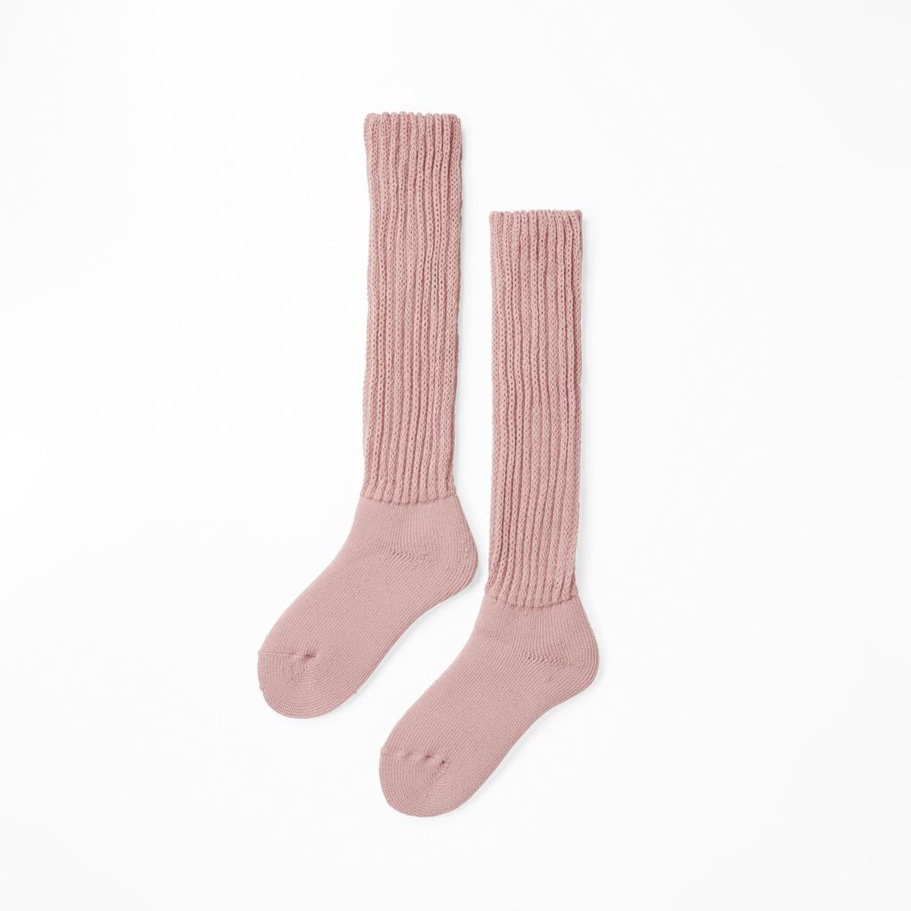 Thermos Warm Fleece Room Long Cold Winter Warm Socks &ONDO Socks, Length, 22-25cm, Pink, Thermos-Like Warmth, Protection, Warmth,