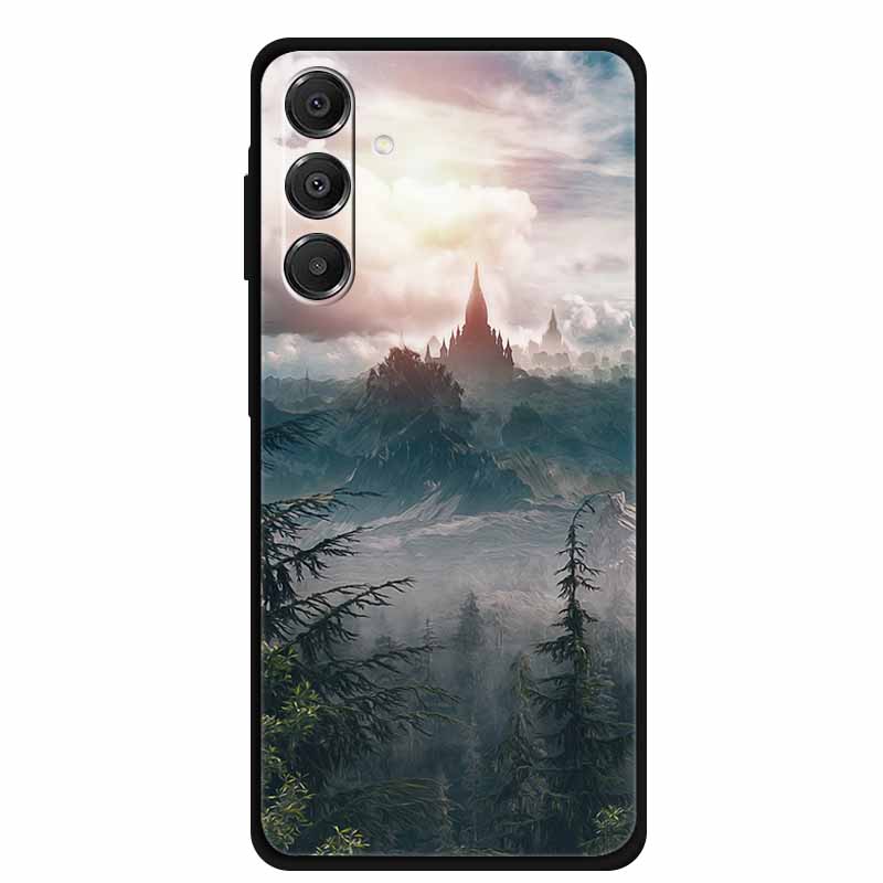 For SAMSUNG GALAXY A37 A57 5G Case Original Soft Silicone TPU Phone Cases Cover Samsung A57 A37 5G Fashion Protector Planet Capa