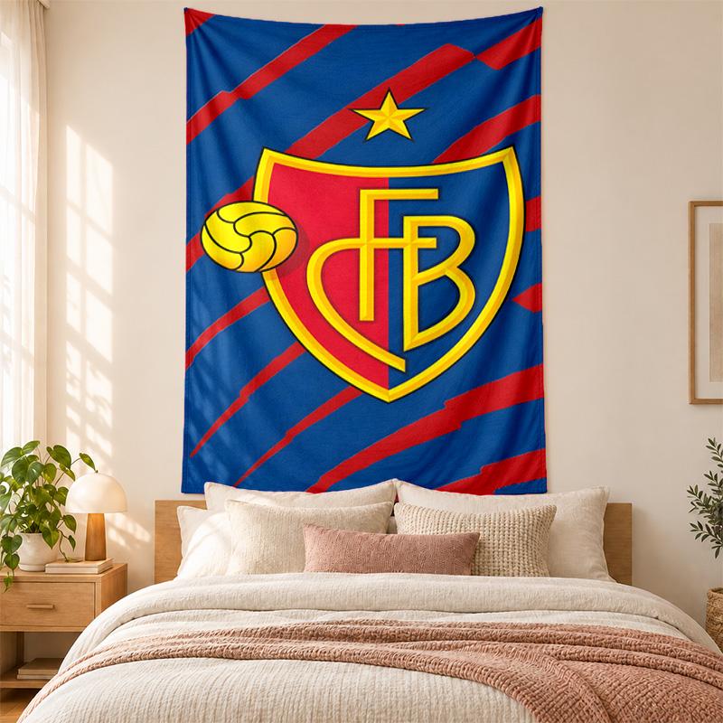 Tapisserie FC Bâle haute qualité pour décorer les murs du salon, de la chambre, du dortoir idéale comme décoration murale de chambre ou cadeau de vacances