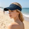 Yousheng Empty Top Baseball Cap, Retro Washed Style UV Protection Hat with Extended Curved Brim, Summer Hat for Travel Hiking Outdoor Sports
