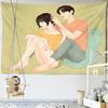 Personalized Girl's Tapestry Wall Hanging Kawaii Hippie Cartoon Art Bedroom Dormitory Curtain Home Decor