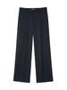 G Gentle Wide Leg Pinstripe Pants (Navy)