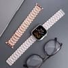 Suitable for Apple Watch Strap New Steel Strap Metal Chain Applewatch Strap s10s9ultra2se Stainless Steel s8iwatch Male and Fema