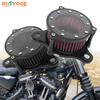 High Flow Air Filter Motorcycle Accesorios for Harley Davidson 883 Sportster 1200 Sport CNC Plate Air Intake Filter System