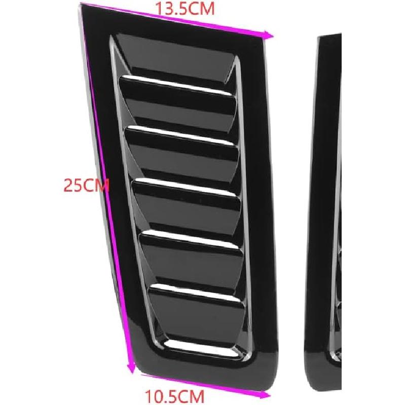 Huvventiler, ABS Bilhuv Luftventil Modifierad Huvluft Passar för RS MK2(VattenöverföringSI-AT26107)
