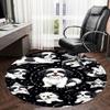1PC Dog Space Non-Slip Floor Round Carpet, Office, Family, Bedroom, Large Area Rug Indoor Rugs,  Durable Polyester-L0367