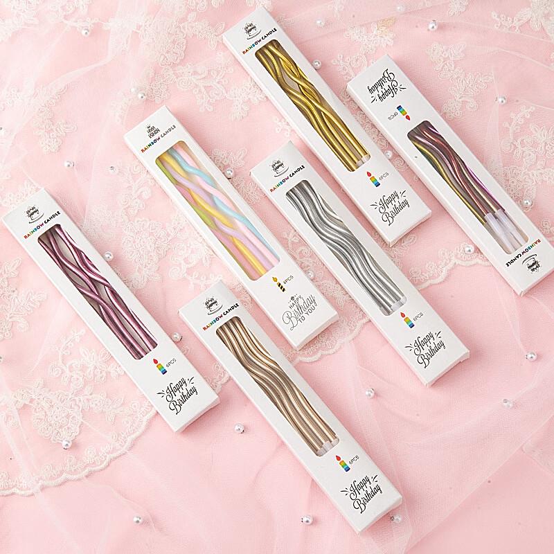 Curved Birthday Party Candles
