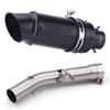 For Suzuki GSF650 GSX650F 07-16 GSF1250 07-18 Bandit 650 1250 Escape Slip-On Motorcycle Exhaust Pipe With Muffler Mid Link Pipe