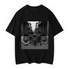 Lustige Katze Spaßmuster Gedruckt Sommer Unisex T-Shirt Oberteil Rundhalsausschnitt Kurze Ärmel Unisex T-Shirt Lässig Weiche Kleidung