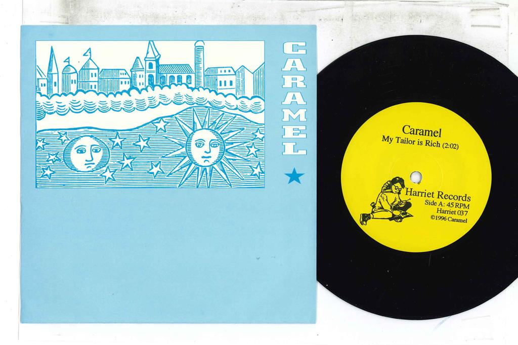 7inch Record CARAMEL - My Tailor Is Rich HARRIET037 HARRIET 1996 US Rock Used