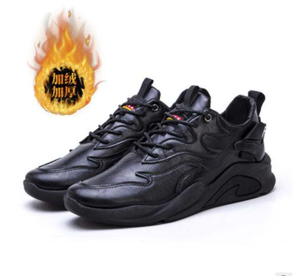 2024 Autumn and Winter Men's Single Cotton Same Sports Shoes Retro Casual Shoes Cotton Shoes Men Shoes