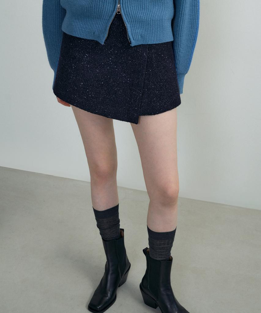 OCTETTE Pearl Tweed Low Rise Shorts