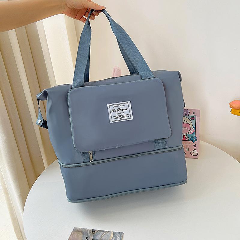 

TS JYL laptop bag,Foldable Wheel Travel Bag Multi-Function Storage Expanded Luggage Bag OneSize синий