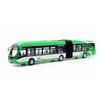 1/32 Articolato Doppia Sezione Autobus Giocattolo Auto Diecast Modello Pull Back Porte Apribili Suono e Luce Collezione Regalo Bambino Ragazzo